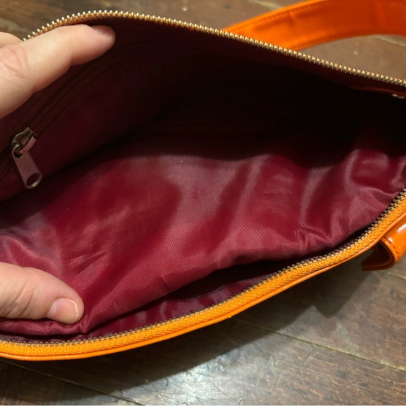 MATT & NAT Patent Vegan Leather Unfolding Shoulder Bag - Picture 15 of 15